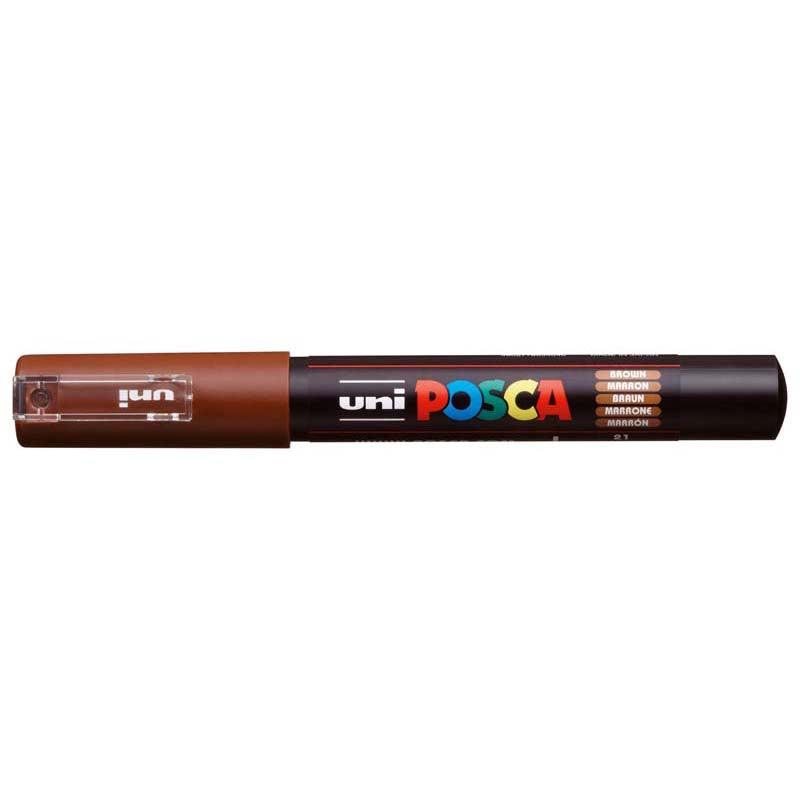 Uni Posca Marker 0.7mm Ultra-Fine Round Tip Brown PC-1M - Office Connect 2018