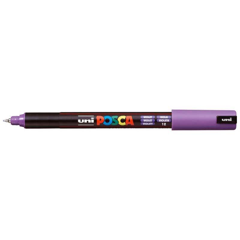 Uni Posca Marker 0.7mm Ultra-Fine Pin Tip Violet PC-1MR - Office Connect 2018