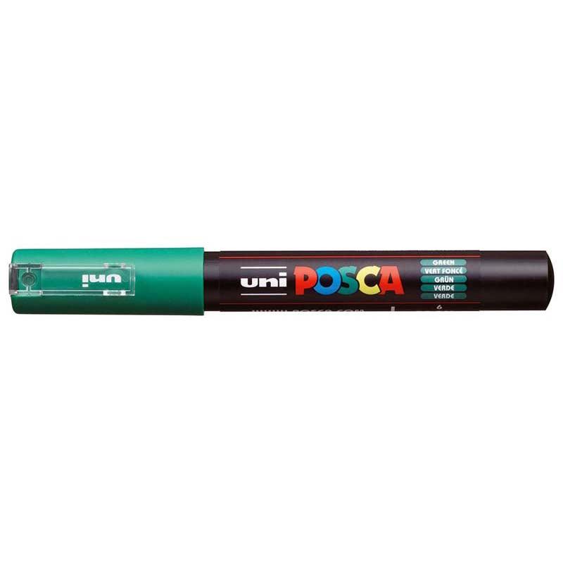 Uni Posca Marker 0.7mm Ultra-Fine Round Tip Green PC-1M - Office Connect 2018