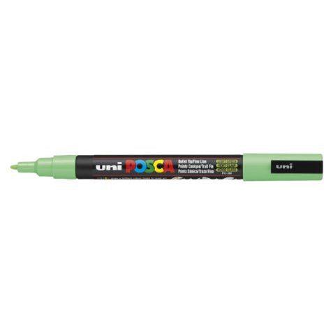 Uni Posca Marker 0.9-1.3mm Fine Light Green PC-3M - Office Connect 2018