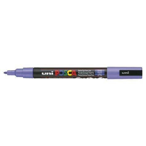 Uni Posca Marker 0.9-1.3mm Fine Lilac PC-3M - Office Connect 2018