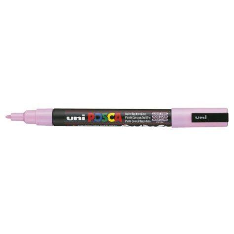 Uni Posca Marker 0.9-1.3mm Fine Light Pink PC-3M - Office Connect 2018