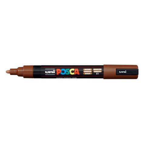 Uni Posca Marker 1.8-2.5mm Med Bullet Brown PC-5M - Office Connect 2018