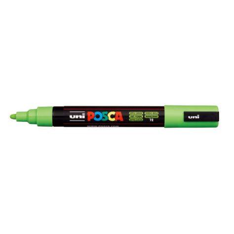 Uni Posca Marker 1.8-2.5mm Med Bullet Apple Green PC-5M - Office Connect 2018