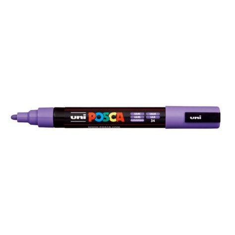 Uni Posca Marker 1.8-2.5mm Med Bullet Lilac PC-5M - Office Connect 2018