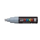 Uni Posca Marker 8.0mm Bold Chisel Grey PC-8K - Office Connect 2018