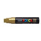 Uni Posca Marker 15.0mm Extra-Broad Chisel Gold PC-17K - Office Connect 2018