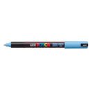 Uni Posca Marker 0.7mm Ultra-Fine Pin Tip Glacier Blue PC-1MR - Office Connect 2018