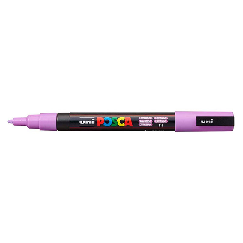 Uni Posca Marker 0.9-1.3mm Fine Lavender PC-3M - Office Connect 2018