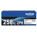 Brother TN258XLBK2PK High Yield Toner Black Double Pack - Office Connect 2018