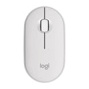 Logitech M350S Pebble 2 USB Wireless/Bluetooth Mouse - White - Office Connect 2018