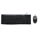 Logitech MK200 Wired USB Keyboard and Mouse - Office Connect 2018