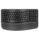 Logitech Wave Keys Wireless Ergo Keyboard - Black - Office Connect 2018