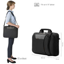 EVERKI Advance Briefcase 16'', Separate zippered accessory pocket. Front stash pocket Trolley handle pass through strap, Ergonomic shoulder pad - Office Connect 2018