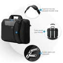 EVERKI Advance Briefcase 16'', Separate zippered accessory pocket. Front stash pocket Trolley handle pass through strap, Ergonomic shoulder pad - Office Connect 2018
