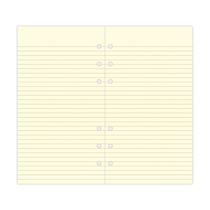 Filofax Personal Cream Lined Notepaper Refill - Office Connect 2018