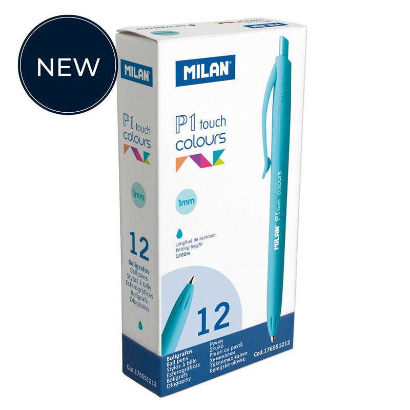 Milan P1 Touch Colours Ballpoint Pen Light Blue