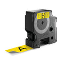 DYMO Genuine D1 Label Cassette Tape 24mm x 7M, Black on Yellow Suitable for the Label  Manager and LabelWriter Duo label makers - Office Connect 2018