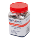DYNAMIX RJ45 100pc Jar, (Round Solid) 8P8C Shielded Modular Plug. 50 micron - Office Connect 2018