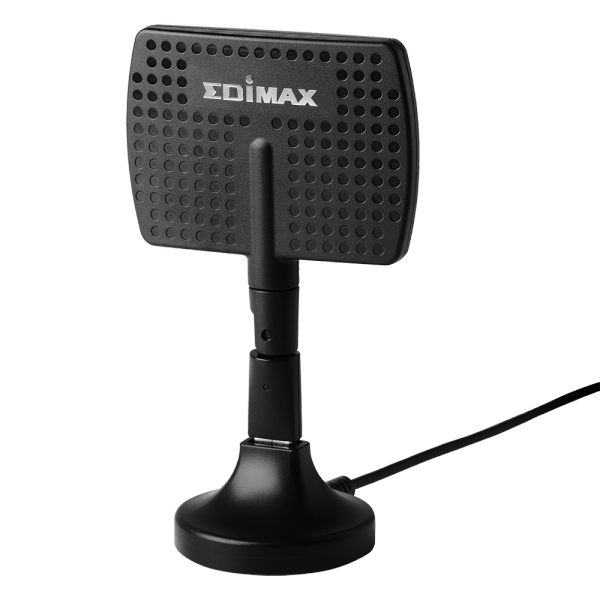 EDIMAX AC600 WiFi Dual-Band Directional High Gain USB Adapter. 802.11ac. WPS button. Directional high gain 5dBi antenna. USB for flexible placement. - Office Connect 2018