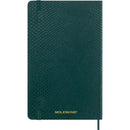 Moleskine Diary 12 Month Weekly + Notes HC Large Precious + Ethical Boa Texture Green - Office Connect 2018