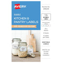 Avery Durable Kitchen Labels 70 x 40 mm Rectangle 16 - Office Connect 2018