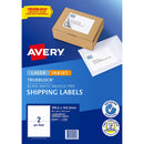 Avery Label L7168 Internet Shipping Label 199.6x143.5mm 2up 10 Sheets - Office Connect 2018