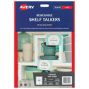 Avery Shelf Talkers C32301 Removable 55x85mm 6up 5 Sheets - Office Connect 2018
