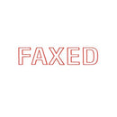 Dixon Stamp 030 Faxed Red Pre Inked - Office Connect 2018