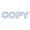 Dixon Stamp 011 Copy Blue Pre Inked - Office Connect 2018