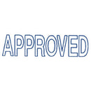 Dixon Stamp 015 Approved Blue Pre Inked - Office Connect 2018