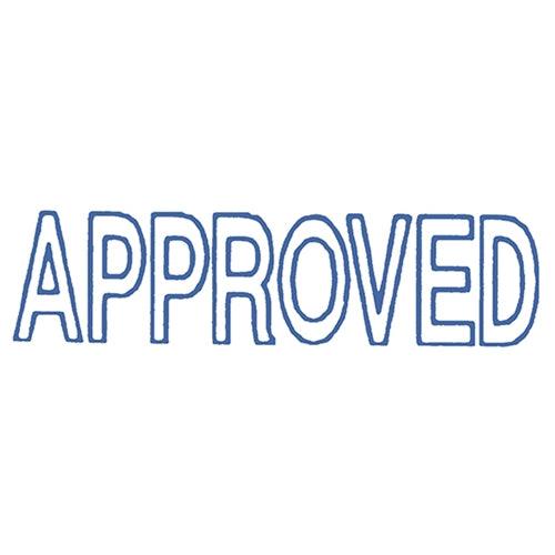 Dixon Stamp 015 Approved Blue Pre Inked - Office Connect 2018