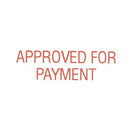 Dixon Stamp 050 Approved For Payment Red Pre Inked - Office Connect 2018