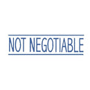 Dixon Stamp Not Negotiable 032 Blue - Office Connect 2018