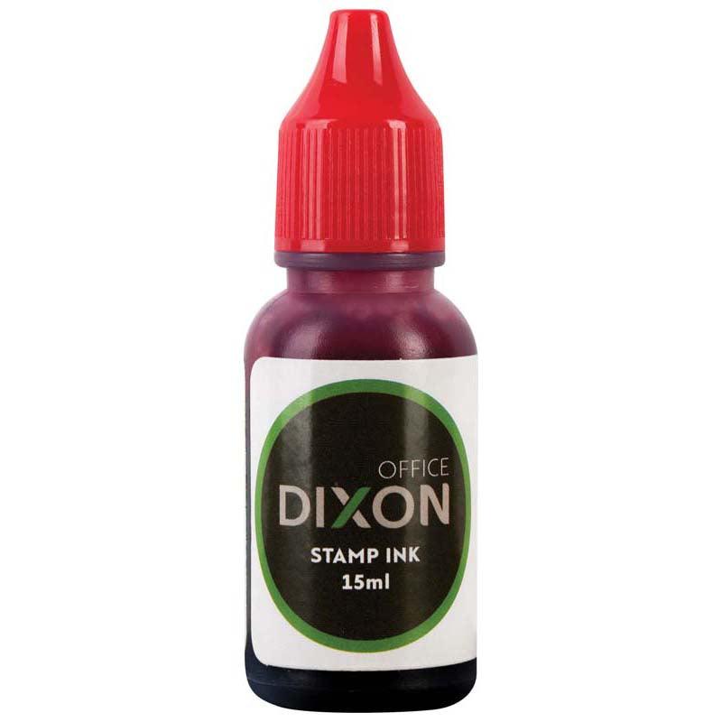 Dixon Stamp Refill Red 15ml Pre Inked - Office Connect 2018