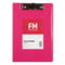 FM Clipboard PVC A5 FM Vivid With Flap Shocking Pink