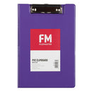 FM Clipboard PVC A5 FM Vivid With Flap Passion Purple - Office Connect 2018