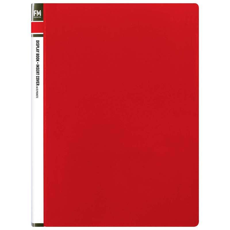 FM Display Book Red Insert Cover 20 Pocket - Office Connect 2018