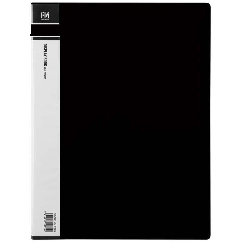 FM Display Book A4 Black 40 Pocket - Office Connect 2018