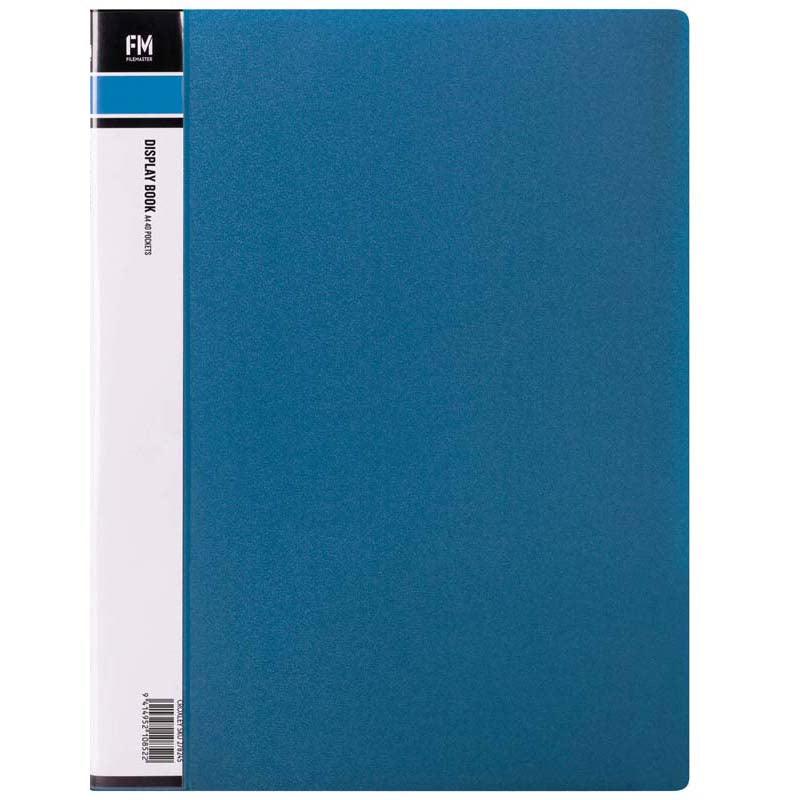 FM Display Book A4 Blue 40 Pocket - Office Connect 2018