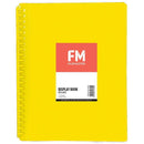 FM Display Book Yellow Insert Cover 20 Pocket Refillable - Office Connect 2018