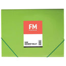 FM Document Wallet Vivid Lime Green A4 - Office Connect 2018