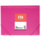 FM Document Wallet Vivid Shocking Pink A4