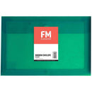 FM Envelope Reusable Green Window Polyprop - Office Connect 2018