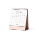 Letts of London Desk Calendar Conscious 150x180mm Rosewater Even Year - Office Connect 2018