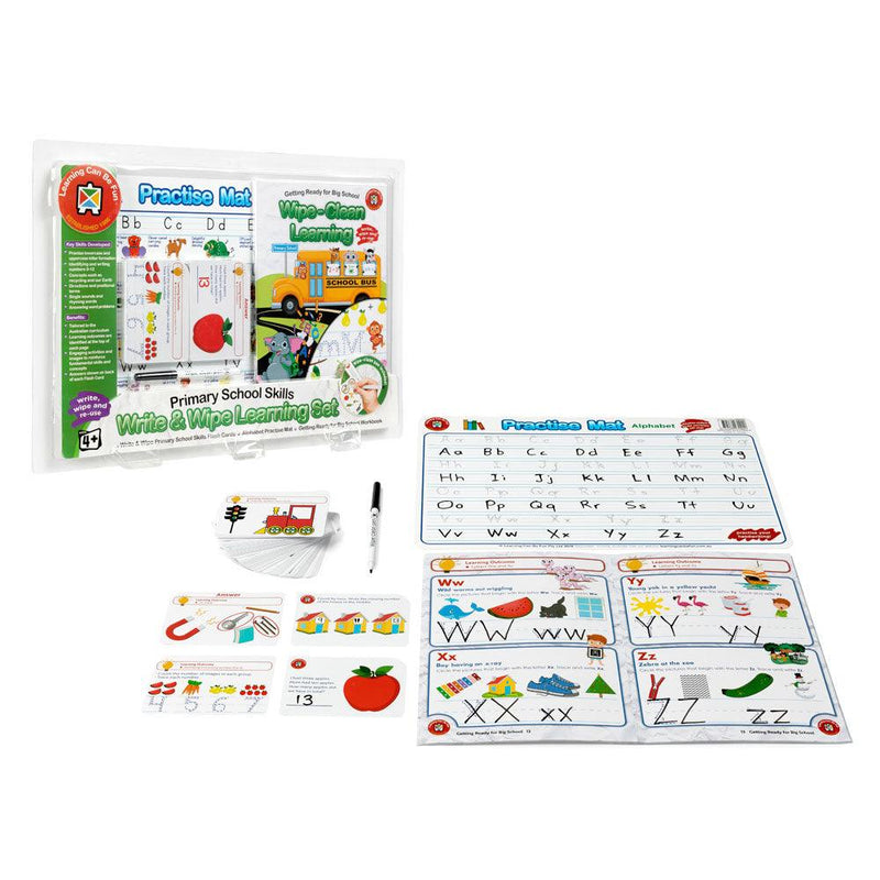 LCBF Write & Wipe Learning Set Primary School Skills - Office Connect 2018