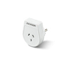 JACKSON Slim Outbound Travel Adaptor for use in Europe/Bali. 3-Pin NZ/AUS Plugs. - Office Connect 2018