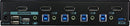 REXTRON 4 Port USB-A KVM Switch with Audio & Hotkey Control. 4 Computers Share Up to 4x USB HID Peripherals. Supports VGA, DVI, HDMI, DP. Supports Max Video Res 2560x1600@60hz (4:4:4) - Office Connect 2018