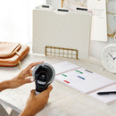 DYMO Organiser Express Embosser Label Maker. Ergonomic Design for Easy Use. Intuitive turn-and-click System. 49-Character Wheel. Easy Reload with Cassette Soft-touch Grip. Extra-long Life Construction. - Office Connect 2018