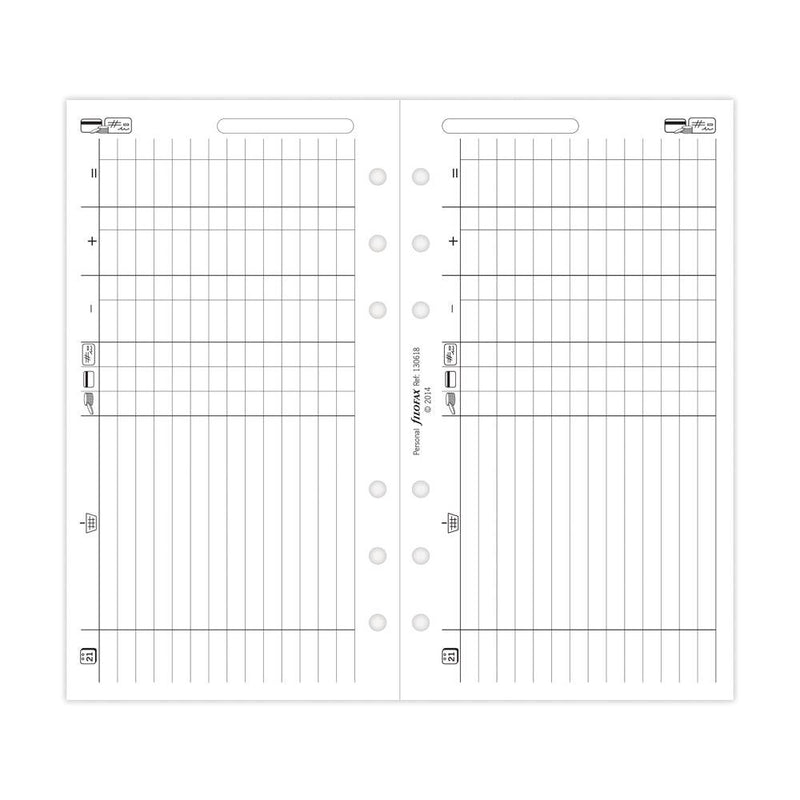 Filofax Personal Finances Refill - Office Connect 2018